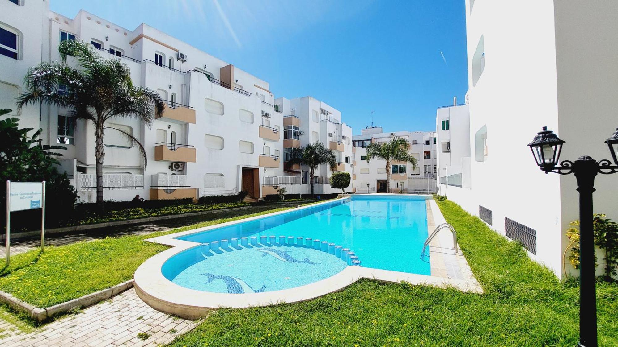 Appartement Avec Piscines, Vue Sur Mer Et Acces A La Plage A Achakar Hill, Tanger. 외부 사진